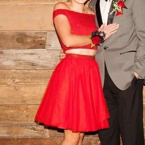 Sherri Hill 2 Piece Prom Dress